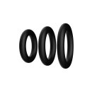 Forto F-39 Trio Cockring Set Schwarz