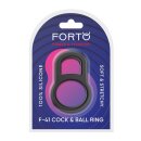 Forto F-41 Lock Cock And Ball Ring Schwarz