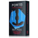 Forto Vibrating Anal Plug Schwarz