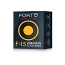 Forto F-15 Vibrating Cockring Schwarz