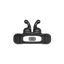 Forto F-24 Textured Vibrating Cockring Schwarz