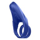Forto F-48 Vibrierender Doppel-C-Ring Blau