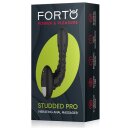 Forto Studded Pro Analvibrator Schwarz