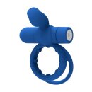 Forto Pointer Vibrierender Penisring Blau