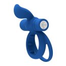 Forto Pointer Vibrating Penis Ring Blue