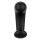 Forto Vibrating Anal Plug with Remote Control Black