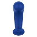 Forto Vibrierender Analplug mit Fernbedienung Blau