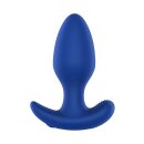 Forto Vibrierender Analplug Blau
