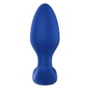 Forto Vibrierender Analplug Blau