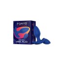 Forto Vibrierender Analplug Blau
