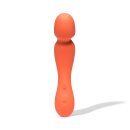 Dame Min Mini Wand Vibrator Orange