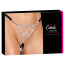 Cottelli Collection Rhinestone String Black S–L