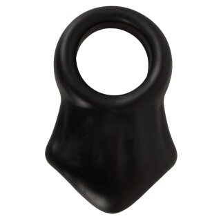 Erecto Penis Ring with Ball Stretcher Black Ø 2.6-3 cm
