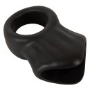 Erecto Penis Ring with Ball Stretcher Black Ø...