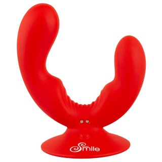 You2Toys Doppelvibrator mit Saugfuß Rot