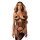 Obsessive Soranna Corset & Crotchless Thong Brown S-M