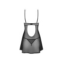 Obsessive Euridia Chemise & Tanga Schwarz XS-S