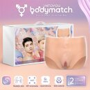 BODYMATCH Bennie Vagina and Anus Panties Beige Größe S