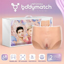 BODYMATCH Bennie Vagina and Anus Panties Beige Size M