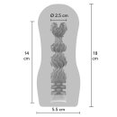 TOYJOY Clear Wave Vacuum Masturbator Transparent