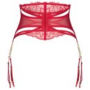 Obsessive Matildea Strapsgürtel Rot L/XL