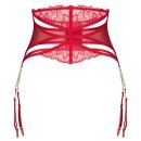 Obsessive Matildea Strapsgürtel Rot 2XL/3XL