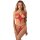 Obsessive Matildea Ouvert Body Red L/XL