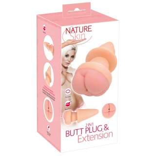 You2Toys Nature Skin 2in1 Butt Plug & Extension