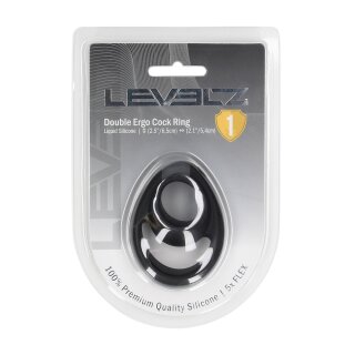 Levelz Double Ergo Silikon Penis und Hodenring