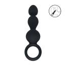 Levelz Beaded Silicone Anal Probe with Loop