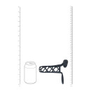 Levelz Vibrierende Silikon Penis und Hoden Manschette