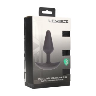 Levelz Classic Small Vibrating Silicone Anal Plug