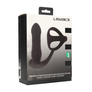 Levelz Vibrating and Thrusting Silicone Prostate Massager