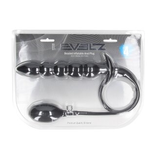 Levelz Beaded Inflatable Silicone Anal Plug