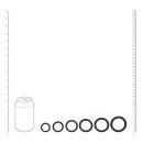 Levelz Classic Silicone Penis Ring Set of 6