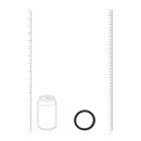 Levelz Breiter O-Silikon-Penisring XXL