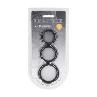 Levelz Wide O Silicone Penis Ring Set of 3