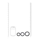 Levelz Wide O Silicone Penis Ring Set of 3