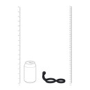 Levelz Silikon Doppel Penisring mit Anal Stimulator