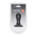 Levelz Silikon Analplug mit Rassel