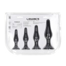 Levelz Schlankes Silikon Analplug Set 4 teilig