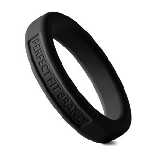 Perfect Fit Silicone Classic Cock Ring Black