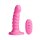 NS Novelties Colours Ribbed Vibrator Dildo