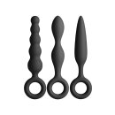 NS Novelties analplug set mit fingerring schwarz
