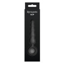 NS Novelties analplug schlank mit fingerring schwarz