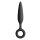 NS Novelties analplug schlank mit fingerring schwarz