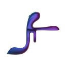 Hueman Zenith Penisund Hodenring mit Eichel und Dammstimulator