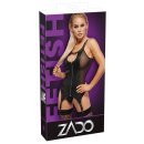 ZADO Lamb Nappa Suspender Dress with Powernet Inserts XL