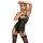 ZADO Lamb Nappa Suspender Dress with Powernet Inserts 2XL