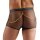 Svenjoyment Fishnet Pants with Wetlook and Chains Black L